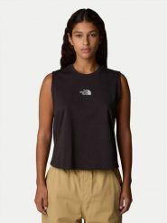 The North Face Top Never Stop NF0A8C3E Czarny Relaxed Fit. Czarne topy damskie The North Face, s, bez wzorów, z bawełny, bez kołnierzyka, bez ramiączek. Za 129.99 zł.