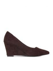 MEXX Czółenka EO-WS1098-02 Brązowy ciemny. Brązowe czółenka damskie Mexx, bez wzorów, bez obcasa, bez zapięcia. Za 329.99 zł.