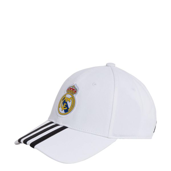 Czapka Real Madrid Home Baseball. Białe czapki damskie Adidas, bez wzorów, sportowe. Za 129.50 zł.