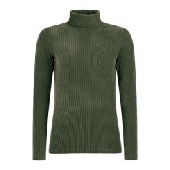 Sweter damski Protest Pearla. Zielone swetry nierozpinane damskie Protest, na zimę, bez wzorów, sportowe, bez kołnierzyka, bez ramiączek. Za 206.50 zł.