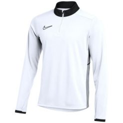 Bluza męska Nike Dri-Fit Academy 25 Drill Top. Białe bluzy męskie Nike, m, bez wzorów, z poliesteru, sportowe, bez ramiączek, bez kaptura. Za 141.99 zł.