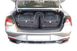 Torby Do Bagażnika Hyundai Elantra 2021+ 5Szt Kjust. Czarne torby podróżne damskie KJUST, bez wzorów, z kauczuku. Za 1,482.00 zł.