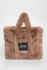Torebka damska futerkowy shopper LIU JO. Shopperki damskie Liu Jo, bez wzorów, bez dodatków. Za 499.00 zł.