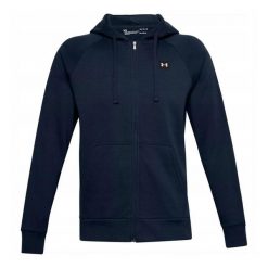 Męska Bluza Z Kapturem Rival Fleece Full Zip. Niebieskie bluzy męskie Under Armour, m, bez wzorów, bez ramiączek, z kapturem. Za 325.99 zł.