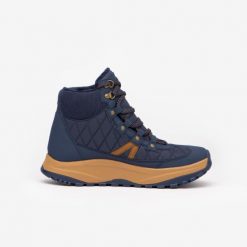 Buty turystyczne damskie Quechua SH500 Mid QLT wodoodporne. Białe obuwie trekkingowe damskie QUECHUA, bez zapięcia. W wyprzedaży za 149.99 zł.