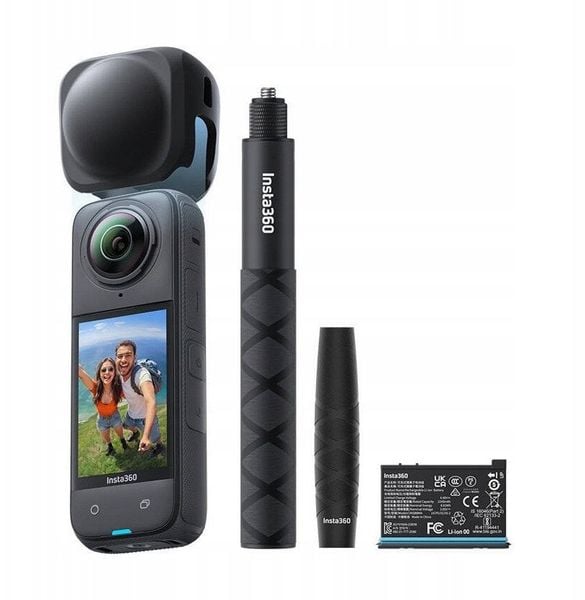 Kamera Insta360 X4 Travel Bundle czarna. Kamery sportowe INSTA360. Za 2,766.85 zł.