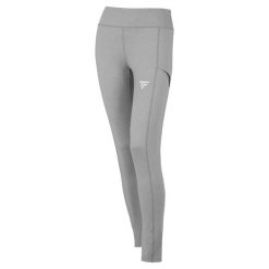 Legginsy tenisowe damskie Tecnifibre Team. Szare legginsy damskie TECNIFIBRE, bez wzorów. Za 189.00 zł.