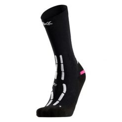 Skarpety do biegania X-Socks Trail Anatomix Crew. Czarne skarpetki damskie X BIONIC, bez wzorów, z dzianiny. Za 169.99 zł.