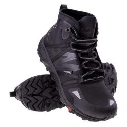 Buty Górskie Męskie VLite Shift I. Czarne trekkingi męskie Hi-tec, z gumy, bez zapięcia. Za 191.25 zł.