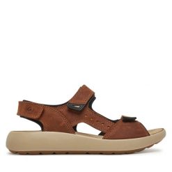 Sandały Ara. Brązowe sandały męskie Ara, bez wzorów, bez zapięcia. Za 299.99 zł.