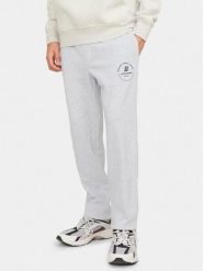 Jack & Jones Spodnie dresowe Gordon 12249904 Biały Regular Fit. Białe spodnie sportowe męskie Jack & Jones, l, bez wzorów, z bawełny. Za 69.99 zł.