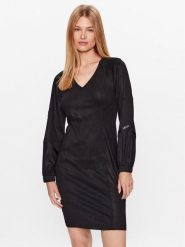 Liu Jo Sport Sukienka codzienna TF3031 J4512 Czarny Regular Fit. Czarne sukienki damskie Liu Jo Sport, na co dzień, s, bez wzorów, z syntetyku, sportowe, bez kołnierzyka, bez ramiączek, proste. Za 769.99 zł.