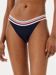 Tommy Hilfiger Dół od bikini UW0UW05829 Granatowy. Niebieskie bikini Tommy Hilfiger, bez wzorów, z syntetyku. Za 119.99 zł.