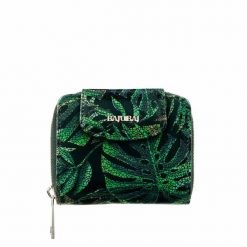 Dwustronny portfel damski BajuBaj ze skóry naturalnej – styl i funkcjonalność w jednym PD1026S161. Zielone portfele damskie ze skóry. Za 169.00 zł.