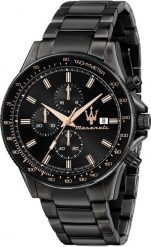 Zegarek Maserati Zegarek Unisex Maserati R8873640011 ( 44 mm). Zegarki damskie maserati, bez wzorów. Za 685.34 zł.