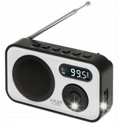Radio Adler Radio cyfrowe - PLL AM/FM - zasilanie na baterie / USB Adler AD 1906. Radia Adler. Za 176.22 zł.