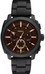 Zegarek Fossil Fossil Machine FS6097 Zegarek męski brązowa tarcza 44 mm. Brązowe zegarki męskie FOSSIL, bez wzorów. Za 595.99 zł.