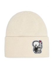 KARL LAGERFELD Czapka B4W33041 Kremowy. Białe czapki damskie KARL LAGERFELD, na zimę, bez wzorów, z poliesteru. Za 299.99 zł.