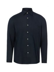 Marc O'Polo koszula lniana na co dzień Mężczyźni Regular Fit len niebieski, XXL. Niebieskie koszule męskie Marc O'Polo, na lato, m, bez wzorów, ze lnu, bez kołnierzyka, bez ramiączek. Za 279.95 zł.