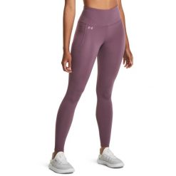 Legginsy damskie Under Armour Motion Legging. Fioletowe legginsy damskie Under Armour, bez wzorów. Za 149.99 zł.
