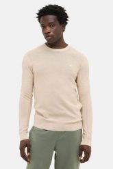 Męski sweter Mustang Style Elliot Oatmeal 1016844 4092. Swetry męskie Mustang, l, bez wzorów, bez kołnierzyka, bez ramiączek. Za 99.99 zł.