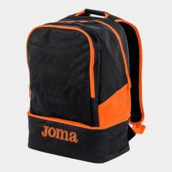Plecak piłkarski Joma Estadio III pomarańczowy. Brązowe plecaki męskie Joma, bez wzorów, sportowe. Za 89.99 zł.
