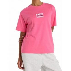 KOSZULKA damska NEW BALANCE WT51541DAB bawełniana. Czerwone koszulki sportowe damskie New Balance, m, bez wzorów, z bawełny, bez ramiączek. Za 129.00 zł.