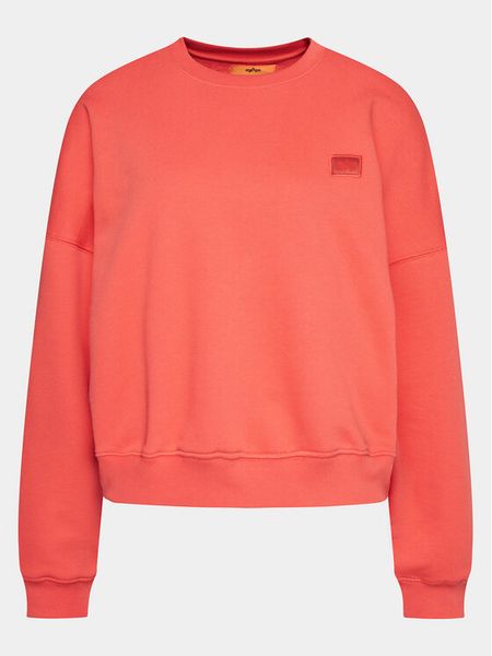 Alpha Industries Bluza Essentials 146030 Czerwony Relaxed Fit. Czerwone bluzy damskie Alpha Industries, s, bez wzorów, z syntetyku, bez ramiączek, bez kaptura. Za 239.99 zł.