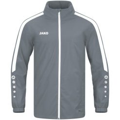 Kurtka wodoodporna Jako Power. Szare kurtki męskie Jako, m, bez wzorów, z materiału, z kapturem. Za 293.30 zł.