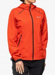 Kurtka damska Salewa Pedroc PTX 2,5L Light Jacket - flame. Kurtki sportowe damskie Salewa, l, bez wzorów, bez ramiączek, bez kaptura. Za 954.17 zł.