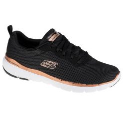 Buty sportowe Sneakersy damskie, Skechers Flex Appeal 3.0. Białe obuwie sportowe damskie Skechers, bez wzorów, z materiału, bez zapięcia, trekkingowe. Za 299.99 zł.