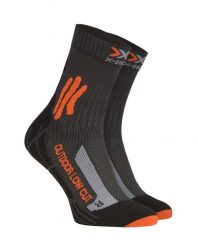Skarpety trekkingowe X-Socks Trek Outdoor Low Cut 4.0. Szare skarpetki damskie X-Socks, bez wzorów, z materiału. Za 60.00 zł.