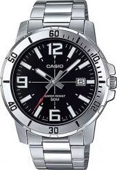 Zegarek Casio ZEGAREK MĘSKI CASIO MTP-VD01D-1BV + BOX. Zegarki męskie Casio, bez wzorów. Za 168.23 zł.