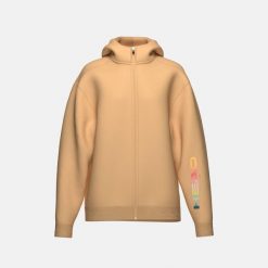 RALLY Damska Bluza z Kapturem na Zamek. Brązowe bluzy damskie Head, bez wzorów, z dzianiny, sportowe, bez ramiączek, z kapturem. Za 300.00 zł.