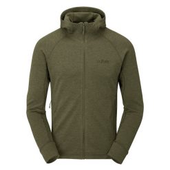 Bluza rozpinana męska Rab Nexus Hoody z kapturem. Zielone bluzy męskie RAB, m, bez wzorów, z kapturem. Za 314.99 zł.
