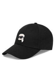 KARL LAGERFELD Czapka z daszkiem A1W33037 Czarny. Czarne czapki damskie KARL LAGERFELD, bez wzorów, z bawełny. Za 239.99 zł.
