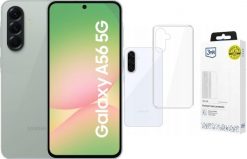 Smartfon Samsung Galaxy A56 5G 8/128GB Zielony (SM-A566BZGAEUE) + Etui Clear Case. Zielone smartfony SAMSUNG. Za 1,445.00 zł.