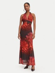 Bardot Sukienka letnia Elera 60489DB1 Czerwony Regular Fit. Czerwone sukienki damskie Bardot, na lato, bez wzorów, z syntetyku, bez kołnierzyka, bez ramiączek. Za 639.99 zł.