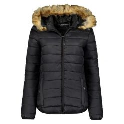 Kurtka turystyczna damska Canadian Peak Atocha. Czarne kurtki sportowe damskie Canadian Peak, xl, bez wzorów, z poliamidu, bez ramiączek, bez kaptura. Za 281.00 zł.