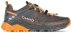 Buty trekkingowe męskie Aku M'S FLYROCK, black/ orange, 44. Czarne trekkingi męskie Aku, bez zapięcia. Za 531.64 zł.
