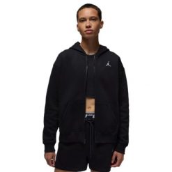 Bluza z kapturem Air Jordan Brooklyn Fleece Jumpman Full-Zip FV7167-010. Czarne bluzy męskie Jordan, bez wzorów, z kapturem, do koszykówki. Za 343.85 zł.