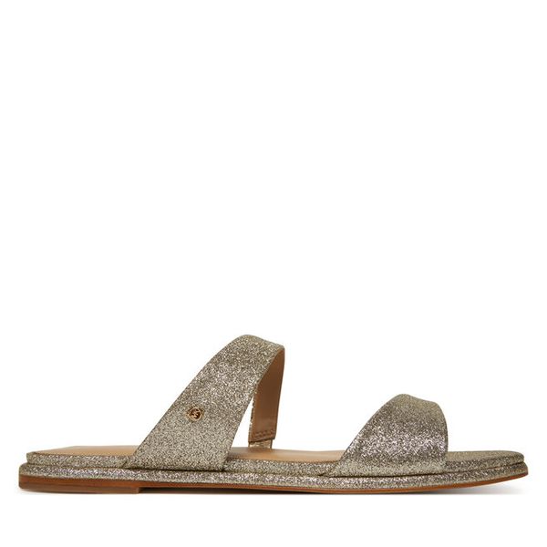 Klapki MICHAEL Michael Kors. Żółte klapki damskie MICHAEL Michael Kors, bez wzorów, bez obcasa, bez zapięcia. Za 569.99 zł.