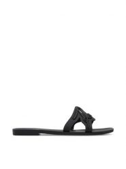 KARL LAGERFELD Klapki KL80008 Czarny. Czarne klapki damskie KARL LAGERFELD, bez wzorów, z tworzywa sztucznego, bez obcasa, bez zapięcia. Za 249.99 zł.
