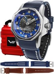 Zegarek męski Vostok Europe NH34-640A701BR niebieski. Niebieskie zegarki męskie Vostok Europe, bez wzorów. Za 7,095.50 zł.