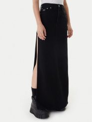 Tommy Jeans Spódnica jeansowa DW0DW22119 Czarny Regular Fit. Czarne spódnice damskie Tommy Jeans, bez wzorów, z bawełny. Za 449.99 zł.