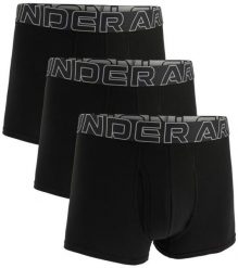 Bokserki męskie UNDER ARMOUR Czarne - 3 PAK Performance M. Czarne bokserki męskie Under Armour, bez wzorów. Za 198.04 zł.