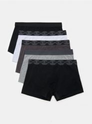 Bawełniane bokserki 5 pack - wielobarwny. Bokserki męskie Sinsay, bez wzorów, z bawełny. Za 49.99 zł.