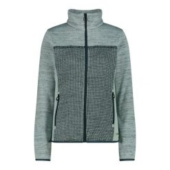 Techniczna polarowa bluza z zamkiem kobiet CMP. Niebieskie bluzy damskie CMP, s, bez wzorów, z materiału, eleganckie, bez ramiączek, bez kaptura. Za 283.00 zł.