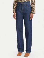 Marella Jeansy 2623186044 Granatowy Mom Fit. Niebieskie jeansy damskie Marella, bez wzorów, z bawełny. Za 824.99 zł.