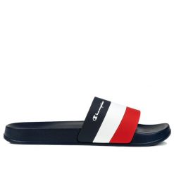 Klapki męskie sportowe basenowe Champion ALL AMERICAN SLIDE. Białe klapki męskie Champion, bez wzorów, z materiału, bez zapięcia. Za 88.00 zł.
